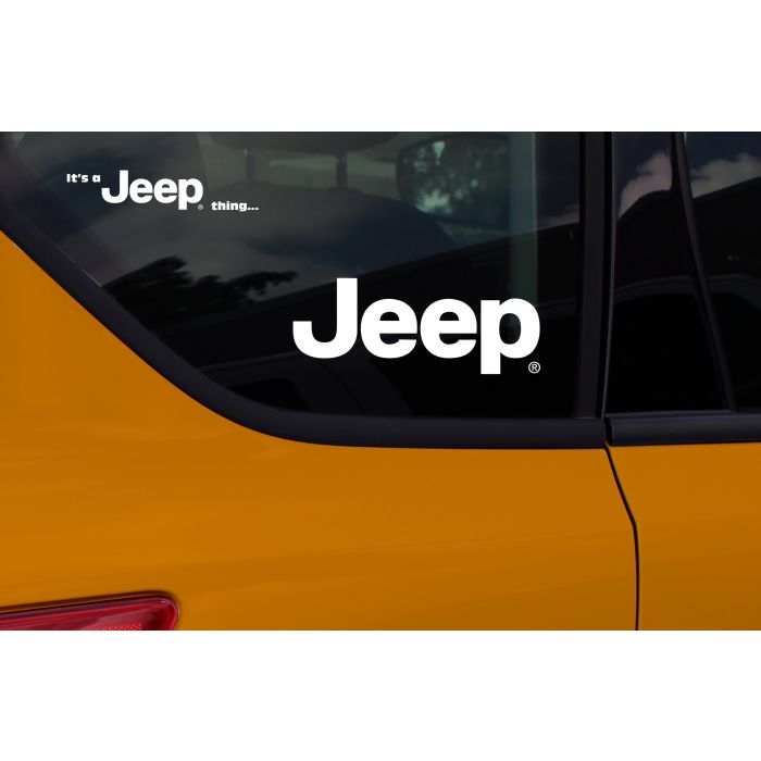 Chroma Graphics 9991 Its A Jeep Thing with Jeep Logo Decal Set 