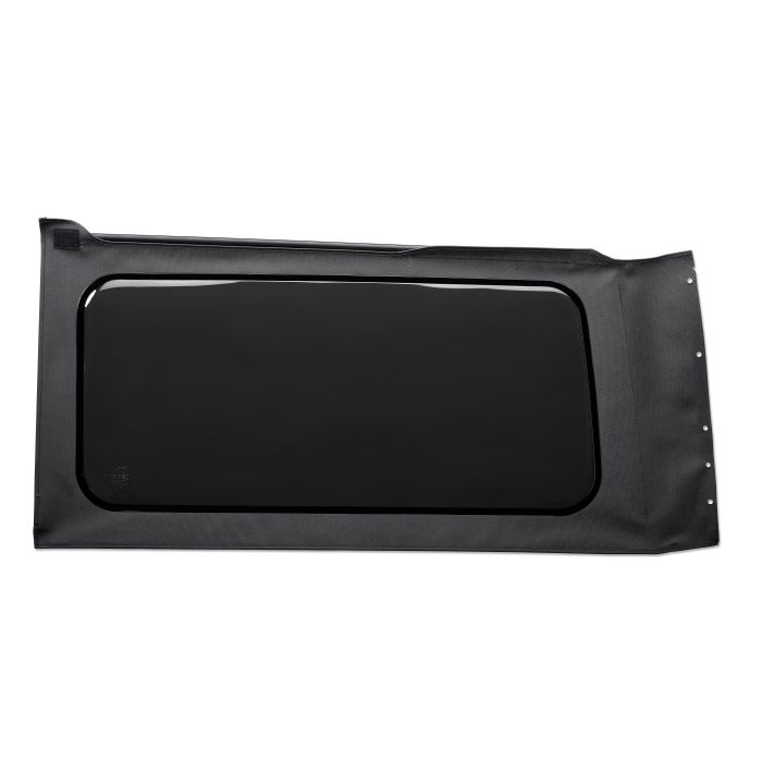 OE JL Replacement Windows - Jeep 2018-23 Wrangler JL (Quarter Left Hand; 2-Door; Black Vinyl; Tinted)