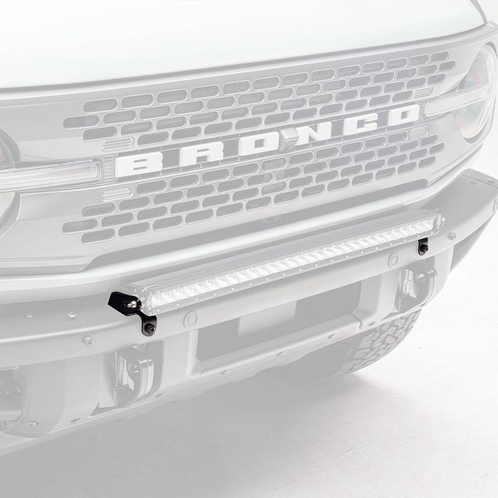ZROADZ  Front Bumper Top Brackets for 30" LED Straight Single Row Light Bar for 21-23 Ford Bronco 