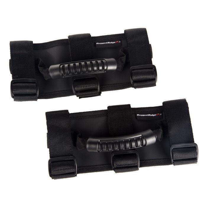 RUGGED RIDGE ULTIMATE GRAB HANDLES-BLK