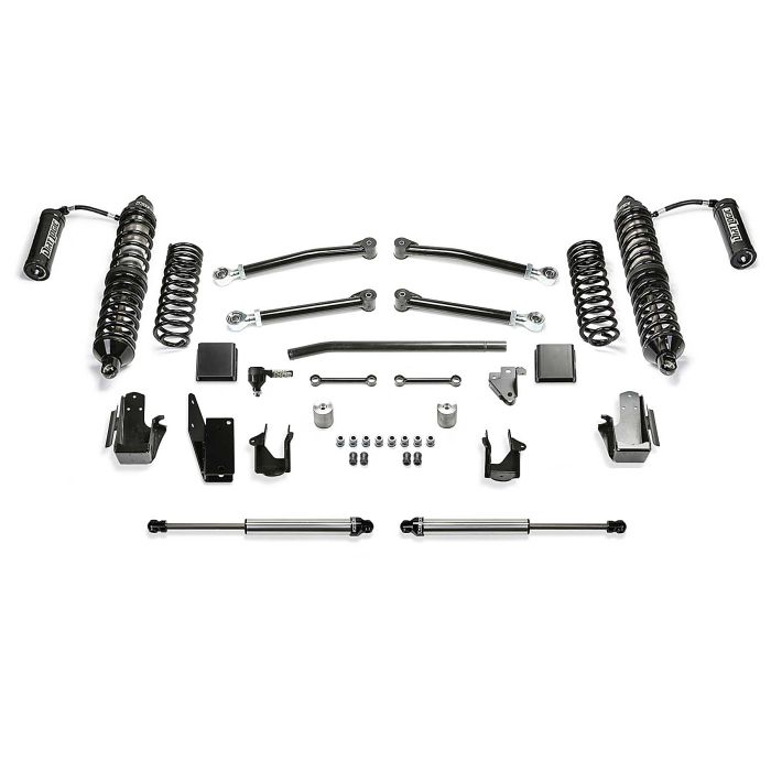 Fabtech  3″ Trail Lift Kit  with 2.5" Dirt Logic Front Reservoir Shocks & 2.25" Rear Dirt Logic Shocks for 20-22 Jeep Gladiator JT 