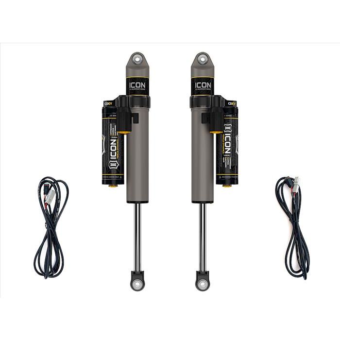 ICON Vehicle Dynamics 27726EP  2.5” Lift Rear Remote Reservoir 2.5 CDEV Shocks for 18-22 Jeep Wrangler JL 