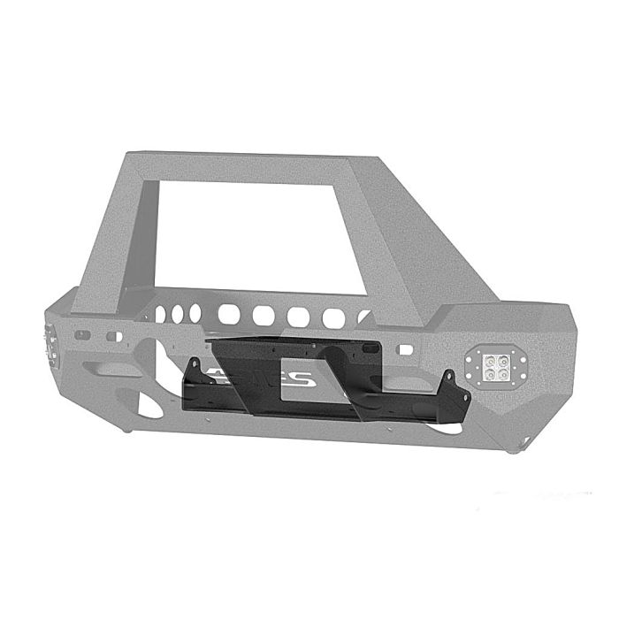 Aries 2072102 Winch Reinforcement Bracket for 18-23 Jeep Wrangler JL & Gladiator JT with TrailChaser Bumper