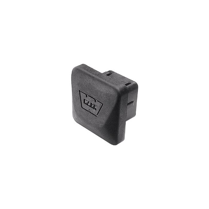 2IN RECEIVR PLUG WITH WARN LOGO-RUBBER