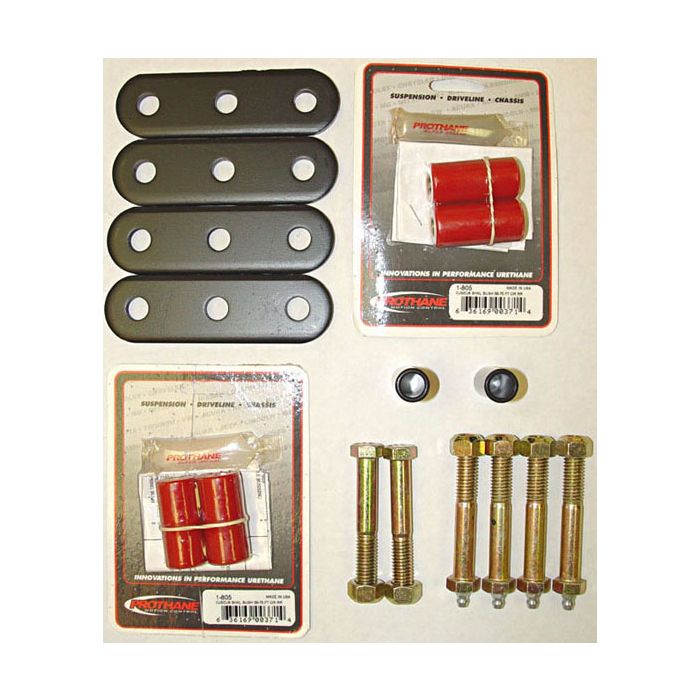 RR GREASE SHCKLES 55-75 CJ FR/RR RED