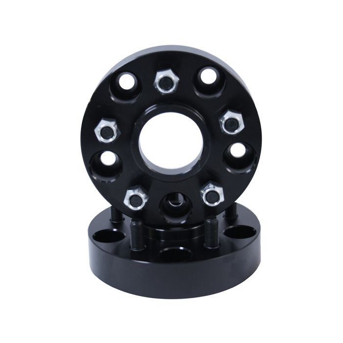 Rugged Ridge 15201.06 Billet Aluminum 1.375" Wheel Conversion Spacers for 07-18 Jeep Wrangler JK with 5x5" to 5x4.5" Bolt Pattern