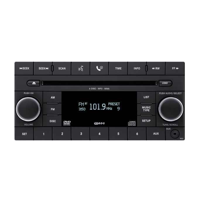 68252826AC - MOPAR REQ AM/FM RADIO 6-DISC/DVD 08 JK