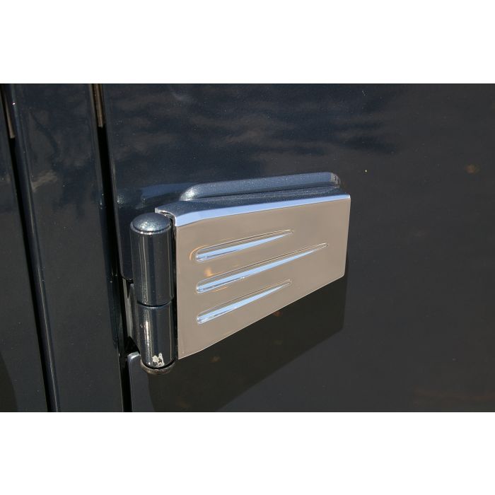 AMI JK DOOR HINGE COVER POLISHED- PAIR