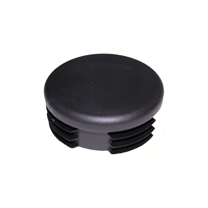 BLACK END CAP FOR 3 INCH TUBULAR BUMPER