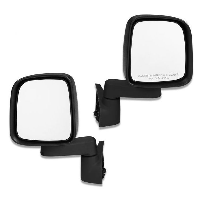 Bestop 51261-01 HighRock 4X4 03-06 Factory Styling Replacement Mirrors for 87-20 Jeep Wrangler YJ, TJ, JK, TJ, JK & JL