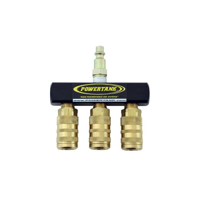 MANIFOLD TRIPLE OUTLET/3 MINI COUPLERS