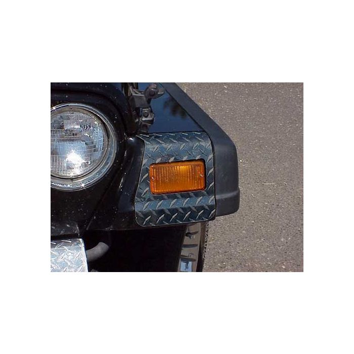 WRR FENDER TIPS BLACK 04-06 UNLIMITED