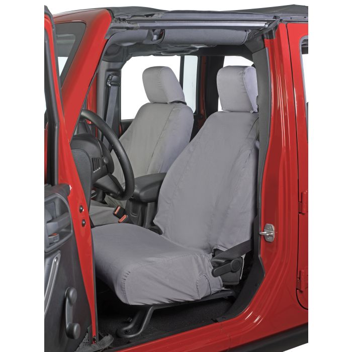 SEAT SAVERS-FR 07-10 JK W/O AIRBAG GRAY