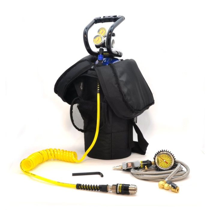 10LB CO2 TANK RV GOLD PKG 250PSI BLUE