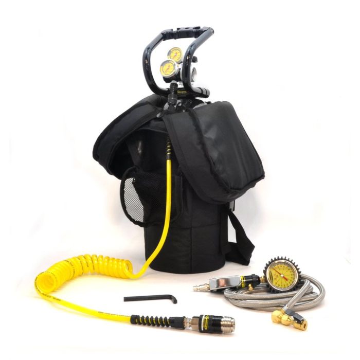 10LB CO2 TANK RV GOLD PKG 250PSI GL BLK