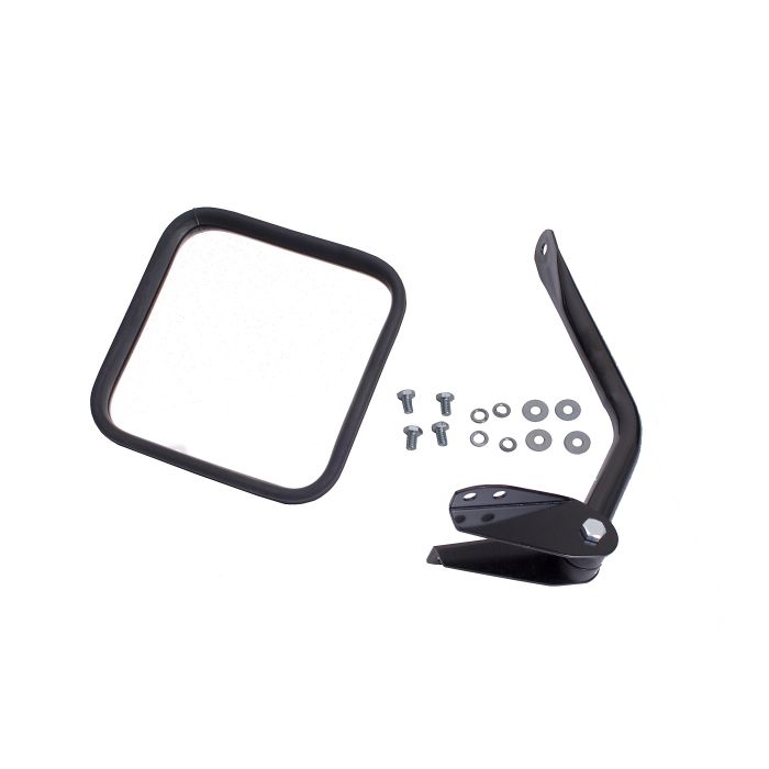 OMIX-ADA  Mirror and Arm for 55-86 Jeep CJ Series