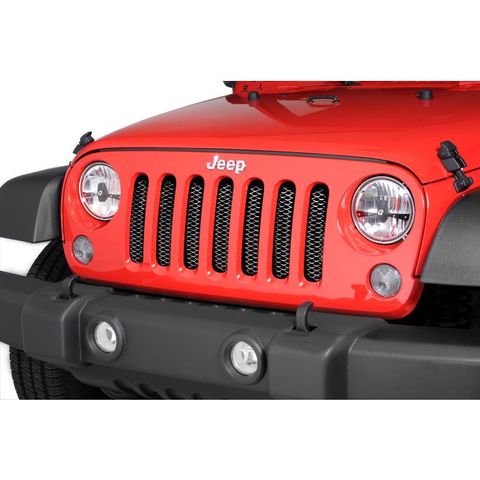 RAMPAGE GRILLE INSERT GLOSS BLK JK