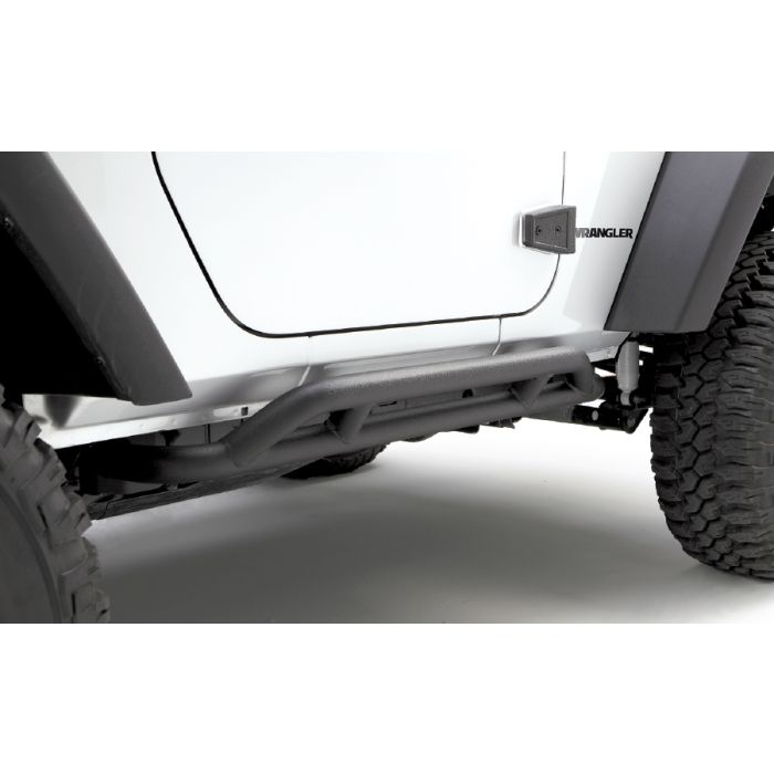 RRC SIDE ROCKER GRDS JK 2DR TEXT BLACK