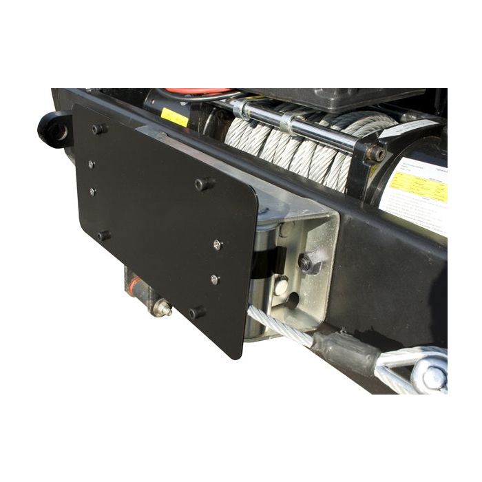 ROLLER FAIRLEAD LICENSE PLATE MOUNT