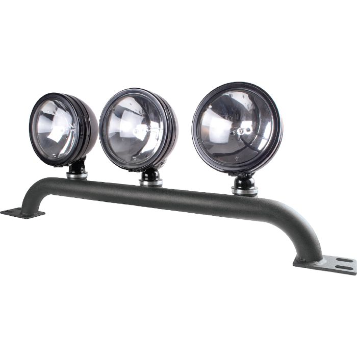 FACTRY FRNT BUMP LIGHT BAR 97-06 TJ BLK