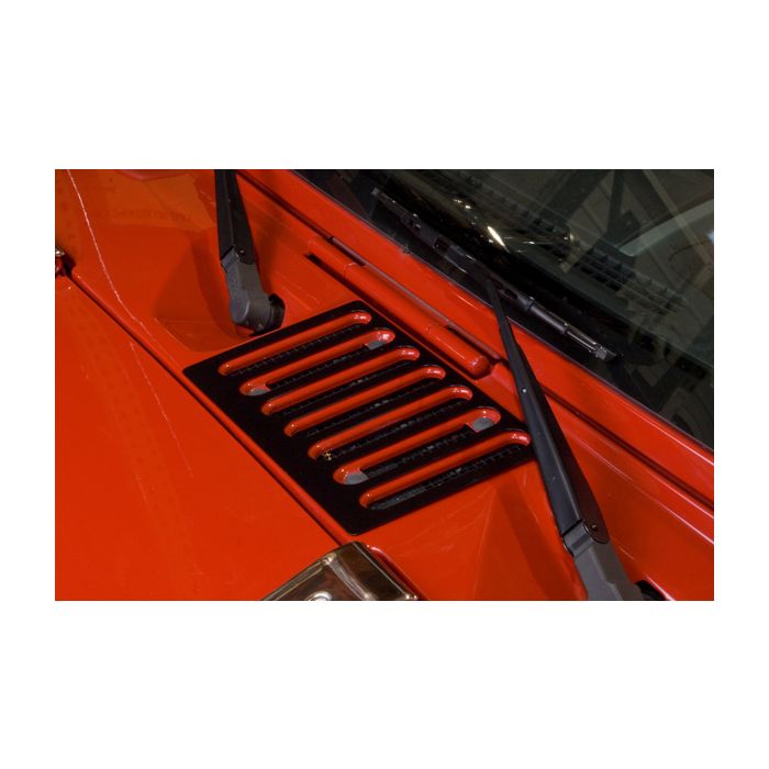 Rugged Ridge 11206.05 Hood Vent Cover in Black for 07-18 Jeep Wrangler JK