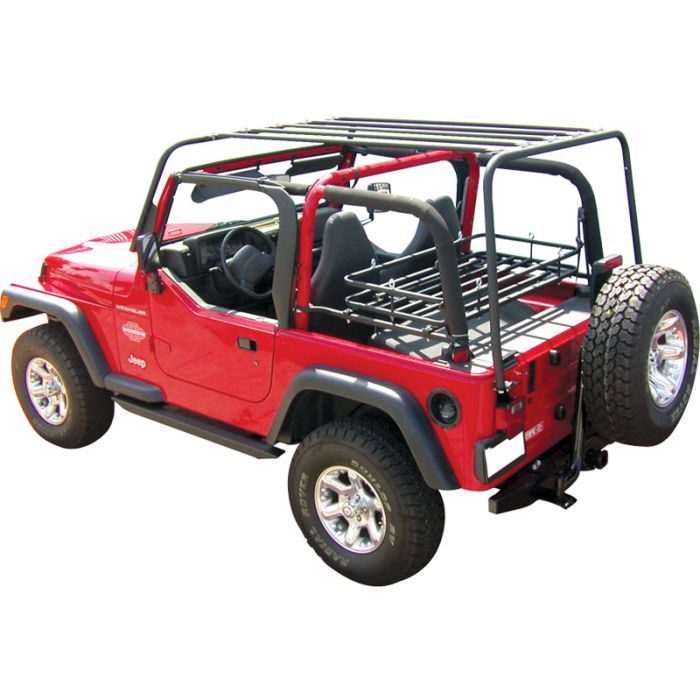 SPORTS RACK TJ RUBICON BLACK            901-124