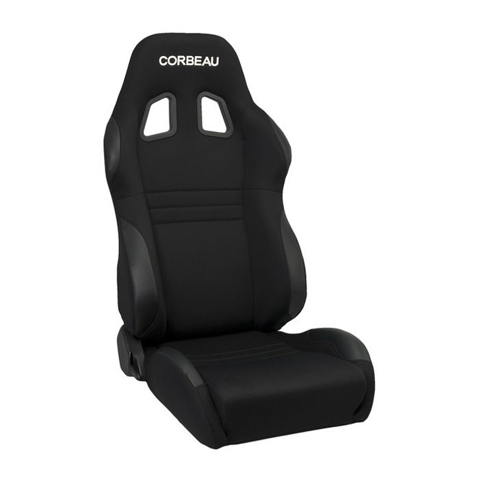 CORBEAU A4 FRONT SEAT BLACK CLOTH PAIR