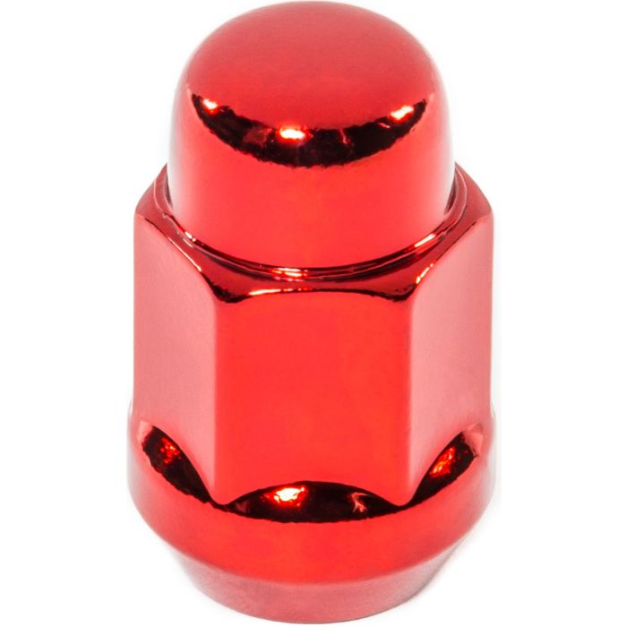 ACORN BULGE STYLE LUG LUG NUT-RED