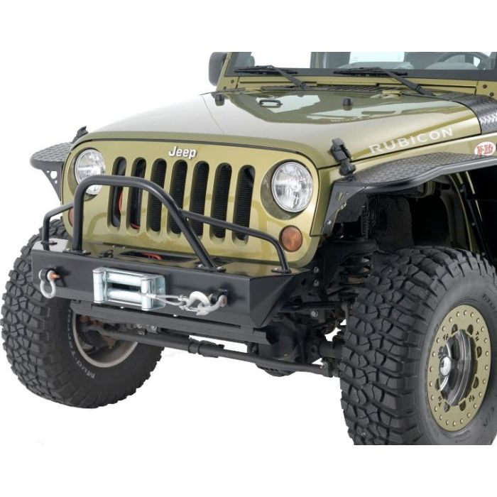 WRR STUBBY ROCK FR  JK W/WINCH/D-RING