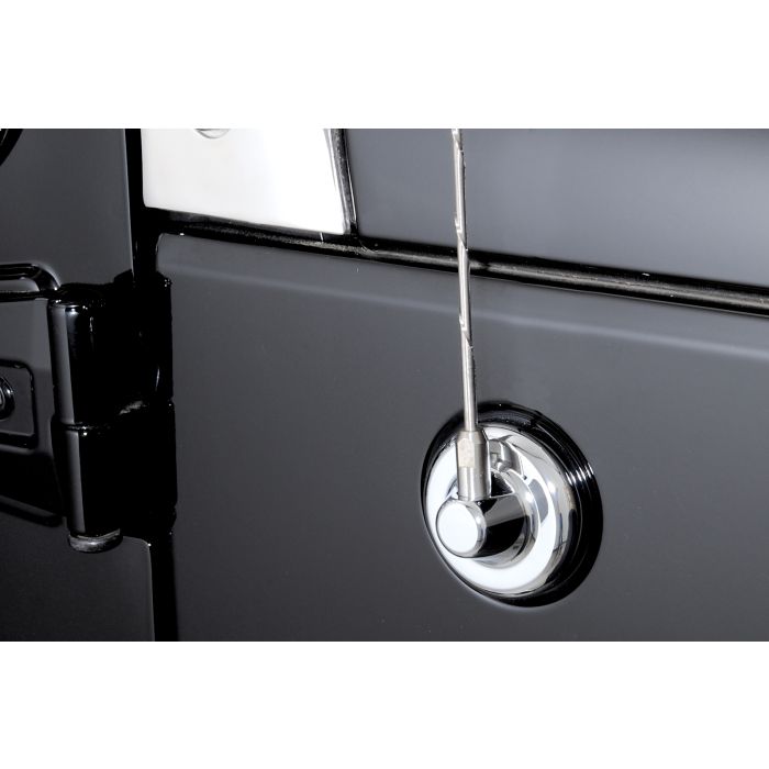 RUGGED RIDGE CHROME ANTENNA COVER JK