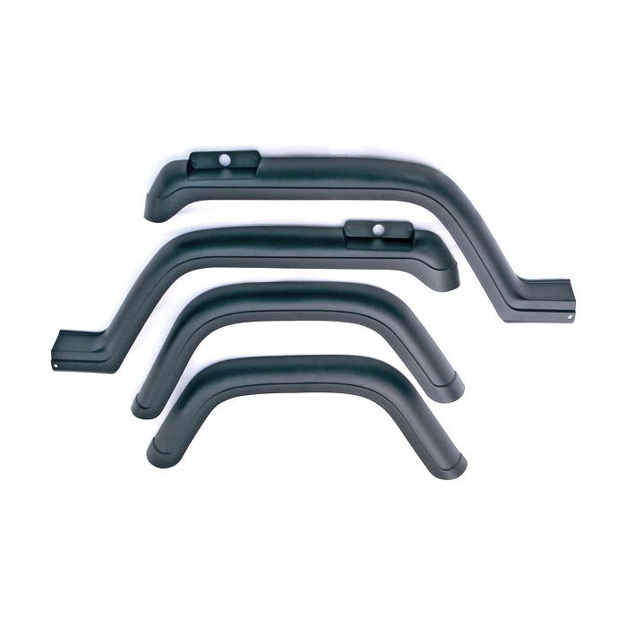 OMIX-ADA 11602.02 4-Piece Fender Flare Kit for 87-95 Jeep Wrangler YJ