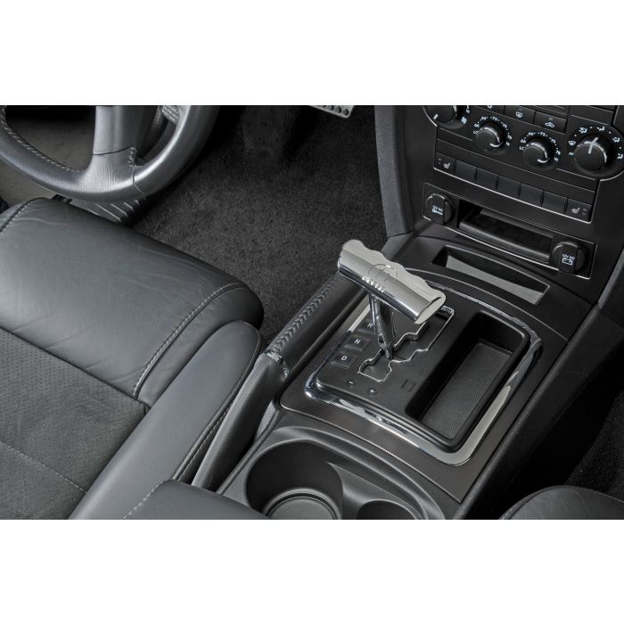 Mopar 82211622 Logo T-Handle Shift Knob for 08-18 Jeep Wrangler JK, Grand Cherokee WK, Chrysler 300, Dodge Charger & Challenger with Automatic Transmission