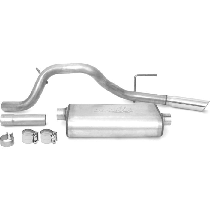 DynoMax 39475 Stainless Steel Single Exit Exhaust System for 08-09 Jeep Liberty KK with 3.7L Engine