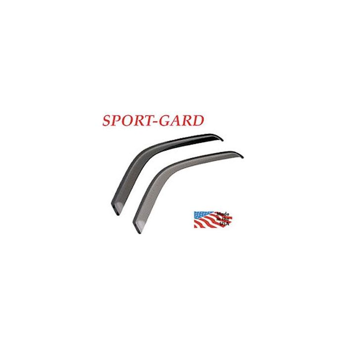 GT Styling  Sport-Gard Side Window Deflectors for 07-18 Jeep Wrangler Unlimited JK 4 Door