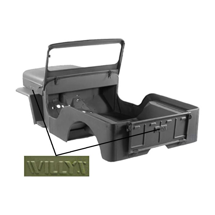 WILLYS STAMPED BODY KIT 48-53 CJ3A