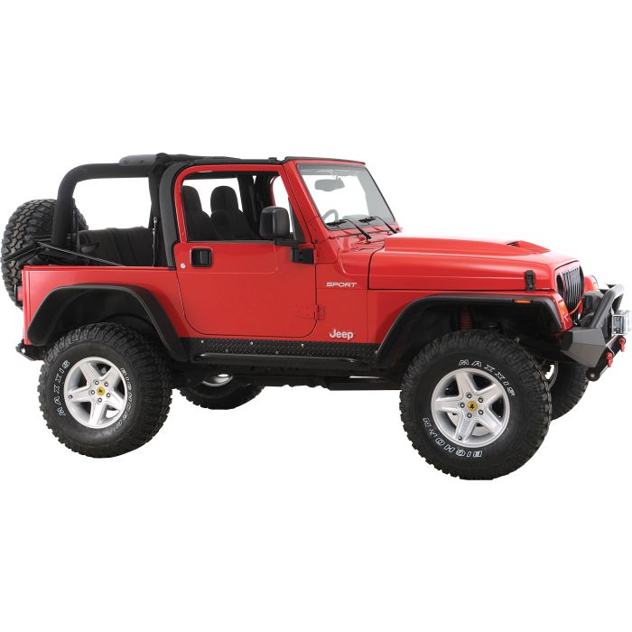 Cervini's Auto Design  Ram Air Fiberglass Hood Factory Match Paint (Top & Bottom) for 97-06 Jeep Wrangler TJ & Unlimited