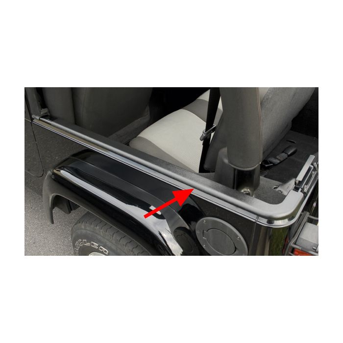 Rugged Ridge 11650.41 Tub Rail Armor in Black for 04-06 Jeep Wrangler TJ Unlimited