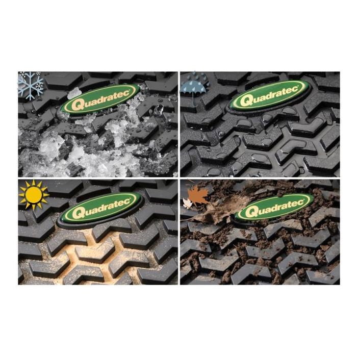 Quadratec  Ultimate All Weather Front Floor Liners for 05-10 Jeep Grand Cherokee WK & Commander XK