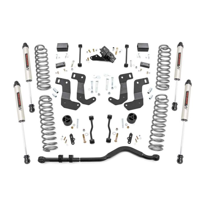 79570 - 3.5 In Lift Kit 2024 JLU with V2 Monotube Shocks and Control Arms