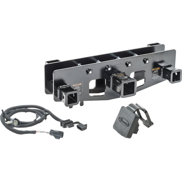VersaHitch  with Quadratec Logo Hitch Plug & Wiring  for 07-18 Jeep Wrangler JK