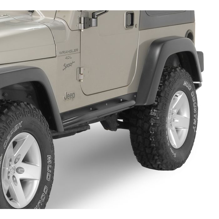 Rock Hard 4X4  Rocker Sliders with Tubing for 04-06 Jeep Wrangler TJ Unlimited