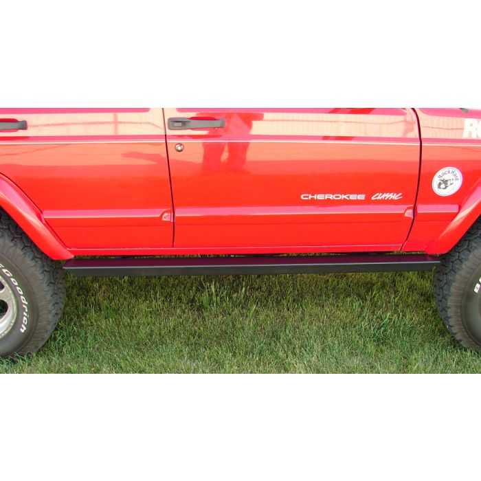 ROCKHARD ROCKER GUARDS  XJ 84-01 BLK