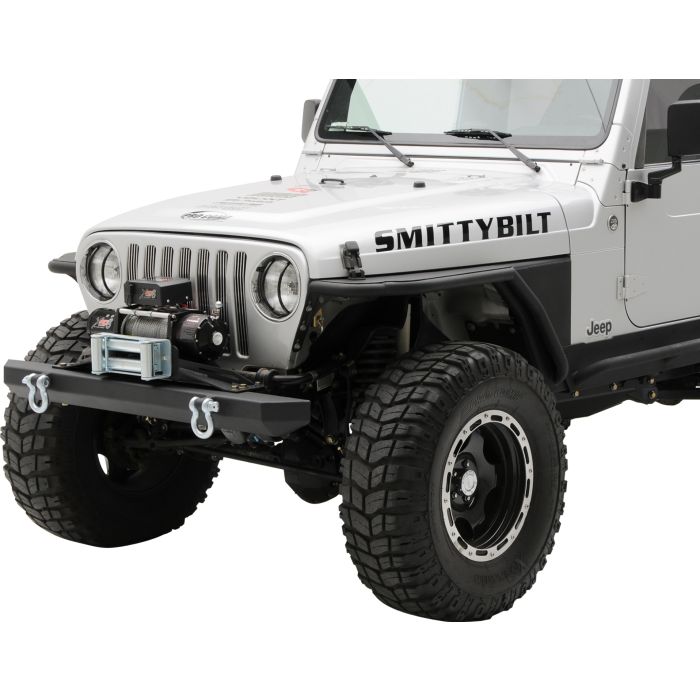 Smittybilt 76740D SMI Classic Front Bumper with D-Ring Mounts for 76-06 Jeep CJ, Wrangler YJ, TJ & Unlimited