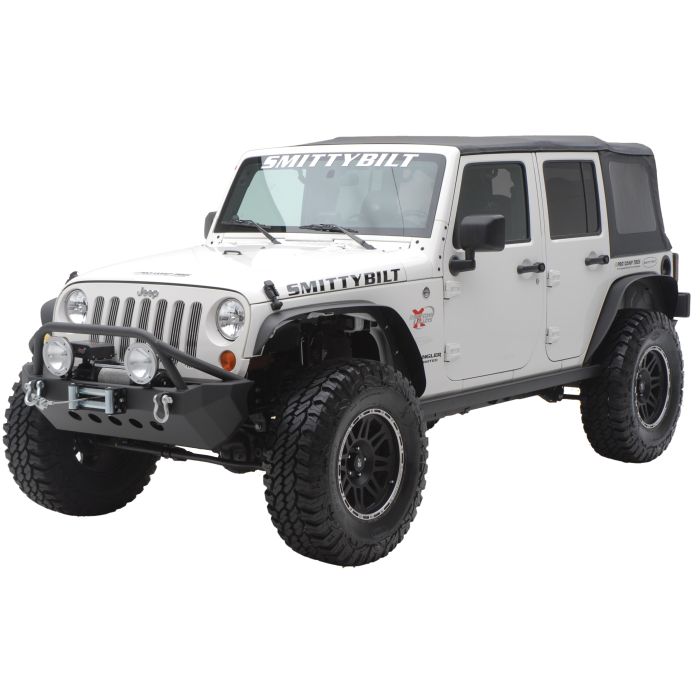 Smittybilt  Classic Side Protection (Rubicon Style Rock Rails) for 07-18 Jeep Wrangler JK
