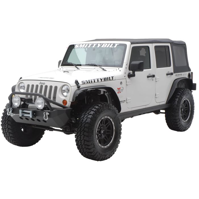 Smittybilt  Classic Side Protection (Rubicon Style Rock Rails) for 07-18 Jeep Wrangler JK