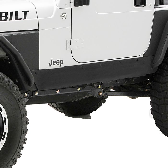 Smittybilt  XRC Rock Sliders in Textured Black for 97-06 Jeep Wrangler TJ & Unlimited