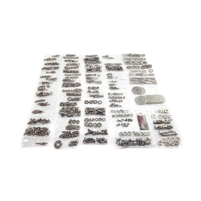 OMIX-ADA 12215.06 Stainless Steel Body Fastener Kit for 76-86 Jeep CJ-7 With Hardtop (785 Pieces)