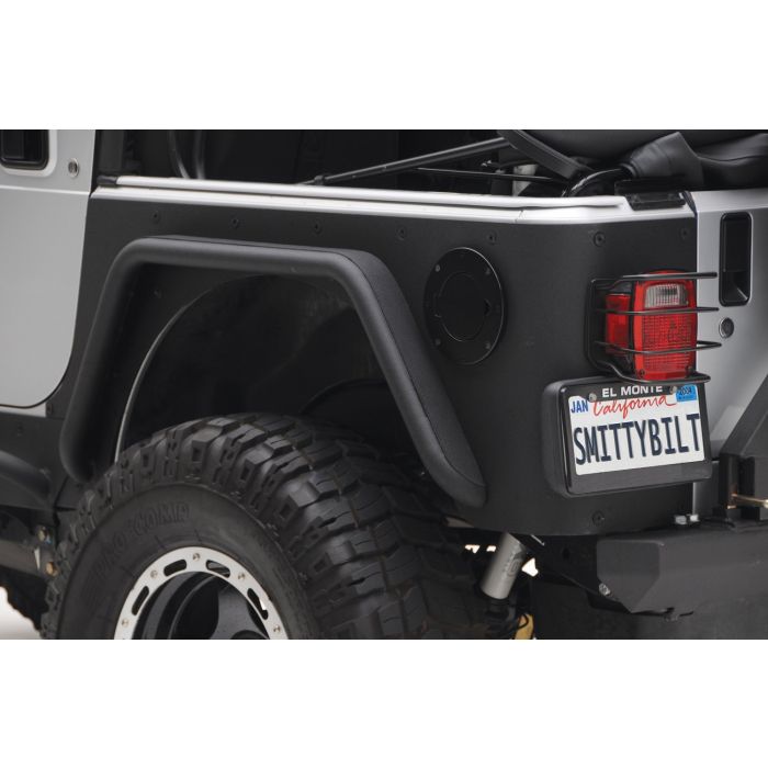 Smittybilt  Rear XRC Fender Flares in Textured Black for 97-06 Jeep Wrangler TJ