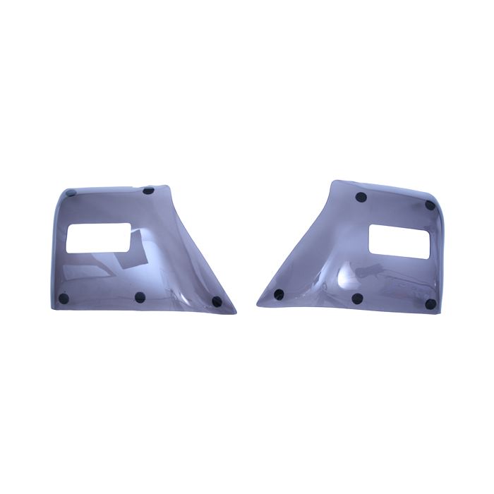 Rugged Ridge 11351.02 Molded Fender Guards in Smoke for 97-06 Jeep Wrangler TJ & Unlimited