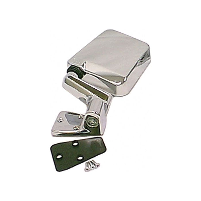 CHROME MIRROR LEFT 87-02 YJ/TJ